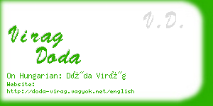 virag doda business card